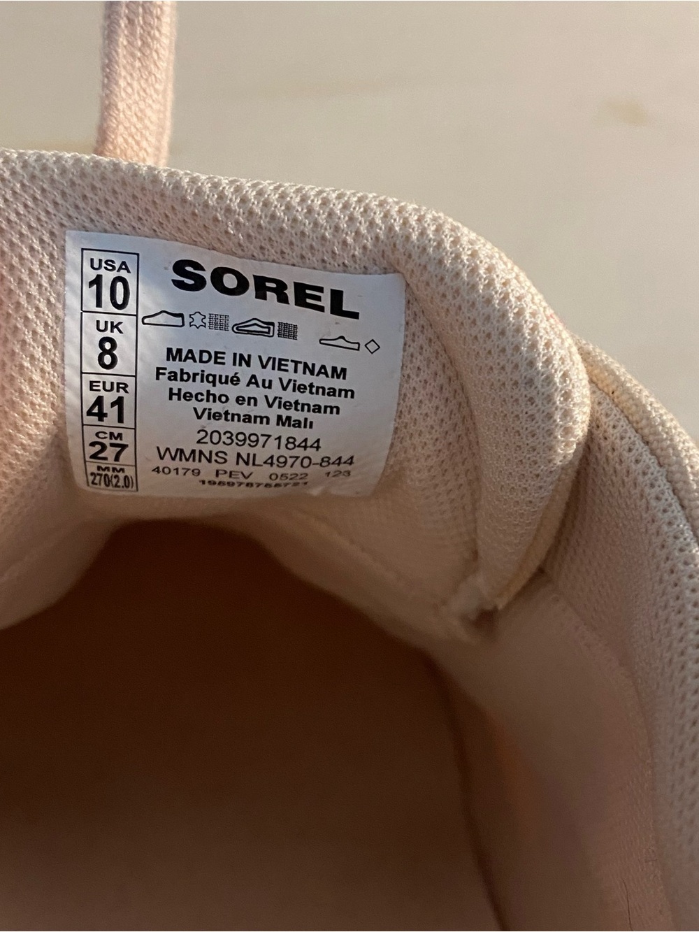 Sorel Pale Pink Sneakers - Picture 10 of 10